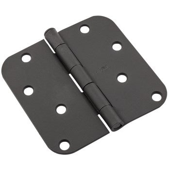 National N830-429 Black 4 Door Hinge